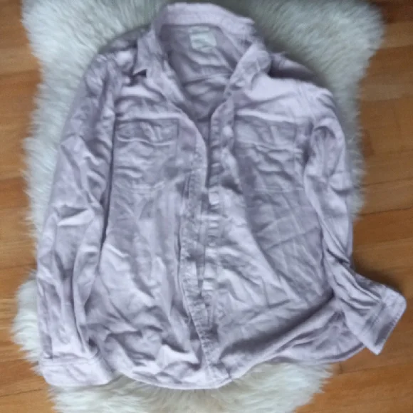 American Eagle Outfitters Ahh-Mazingly Soft Shirt Jacket sz L - Picture 2 of 4